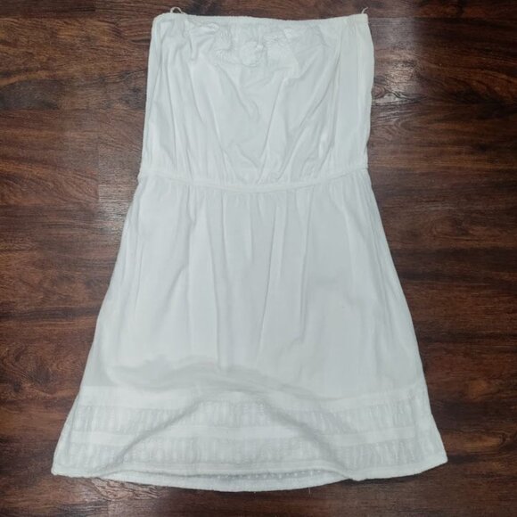 Gap All Cotton Boho Whimsy Strapless Festival Wedding Guest M - Picture 6 of 10